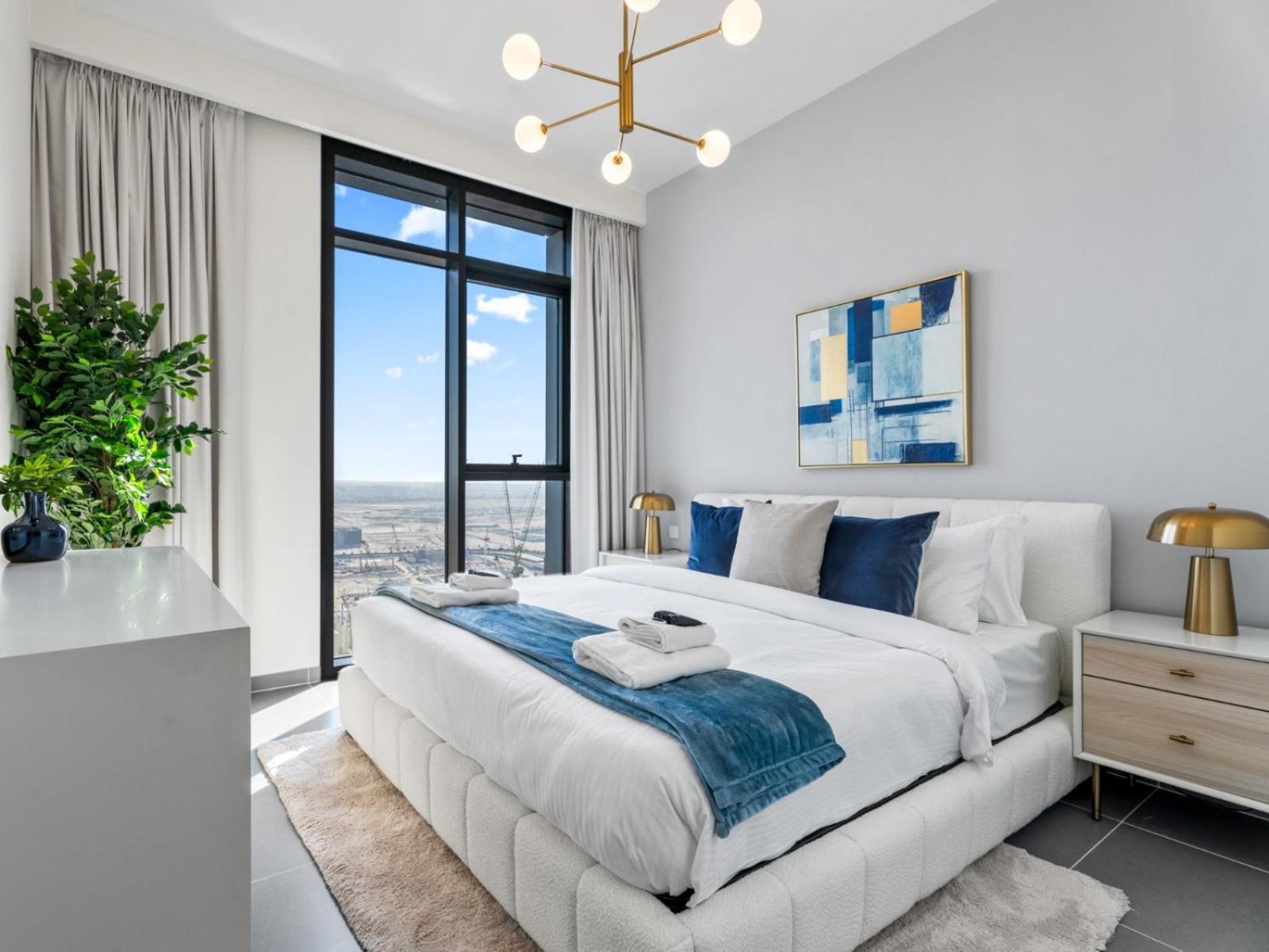Serene 2bdr With Scenery In Creek Edge- Creek Harbour Apartment Dubai